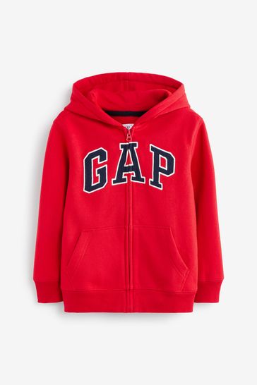 Red and online black gap hoodie
