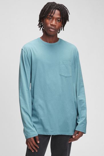 Gap Beige Vintage Soft Pocket T Shirt