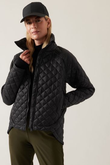 Buy Athleta Black Whisper Featherless Jacket from the Gap online shop