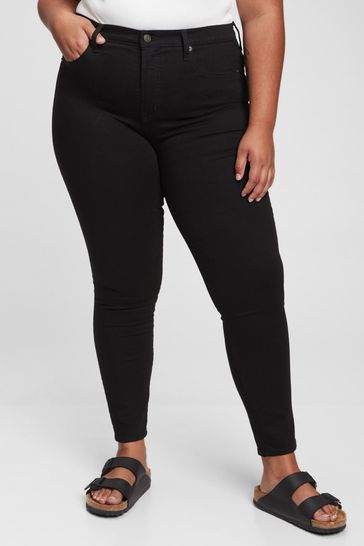 Skinny black jeans clearance and flip flops