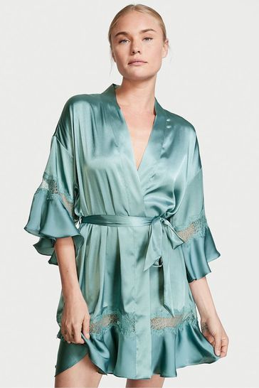 Buy Victoria's Secret Colorblock Flounce Robe from the Victoria's ...