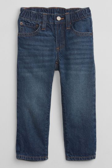 Dark Wash Blue 90s Original Straight Washwell Jeans (Newborn-7yrs)