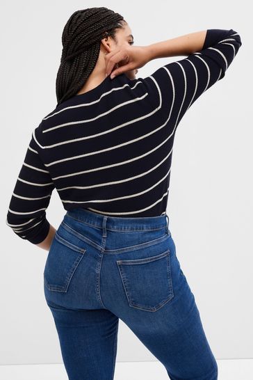 gap striped long sleeve tee