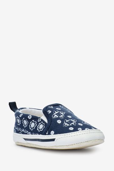 Gap Blue Bandana Print Slip On Sneakers