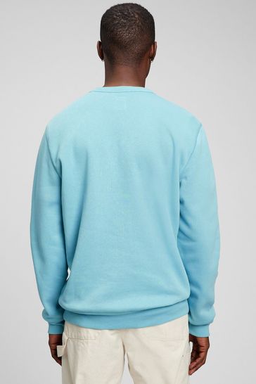 Gap logo hotsell fleece crewneck sweatshirt