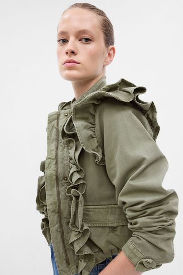 Gap military jacket store womens