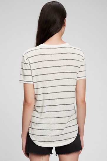 Gap linen t shirt discount