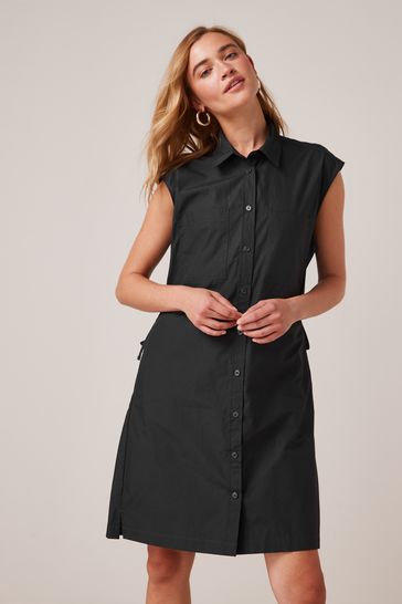 Buy Gap Utility Sleeveless Shirtdress from the Gap online shop
