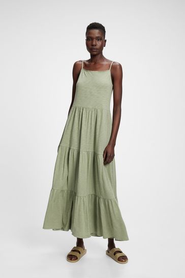 Gap tiered maxi dress 2025