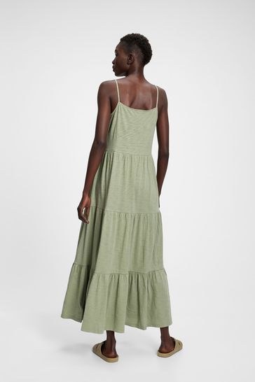 Gap tiered maxi dress 2025