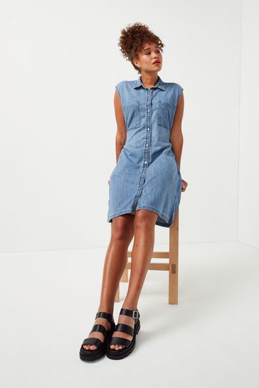 Gap sleeveless denim dress hotsell