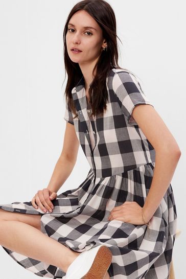 Gap gingham dress clearance