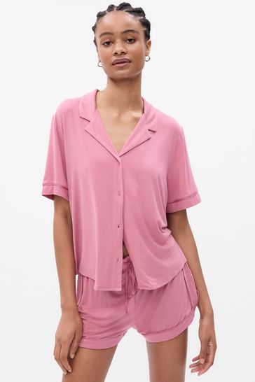 Buy Gap Short Sleeve Pyjama Top from the Gap online shop