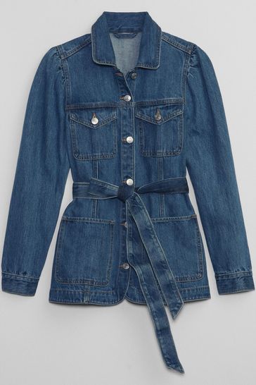 Bp puff sleeve denim hotsell jacket