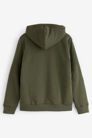 Buy Gap Logo Sherpa Lined Zip Up Hoodie from the Gap online shop