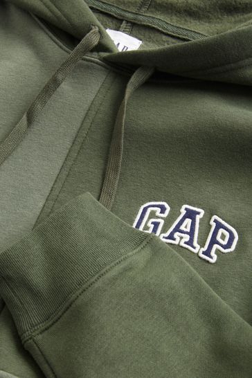 Olive green gap hoodie store