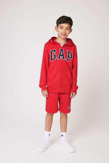 Mens red jogger hotsell shorts