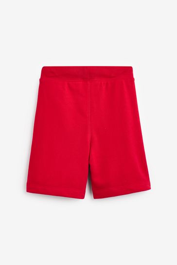 Buy Red Pull On Logo Jogger Shorts 4 13yrs from the Gap online shop