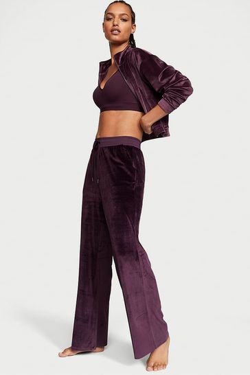 Buy Victoria s Secret Velour Wide Leg Jogger from the Victoria s