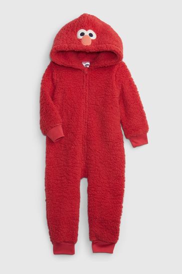 Gap Red Elmo Sherpa All in One