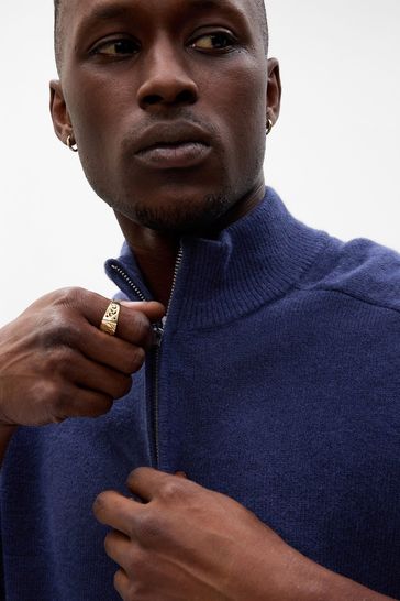 Buy Gap Half Zip Knit Jumper from the Gap online shop