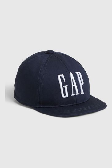 Blue Organic Cotton Logo Baseball Hat