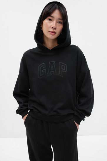Buy Gap Vintage Soft Arch Logo Long Sleeve Hoodie from the Gap online shop