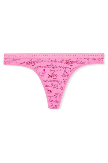 Victoria's Secret Pink Stretch Cotton Thong Panty