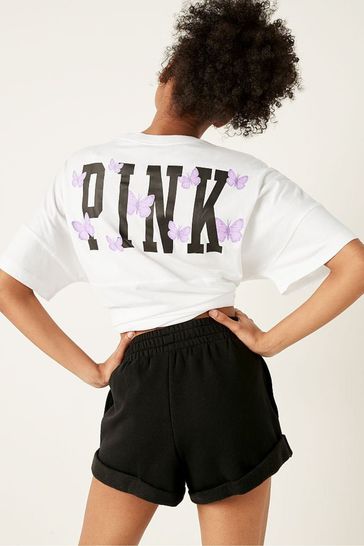 Victoria's secret pink high waisted shorts sales
