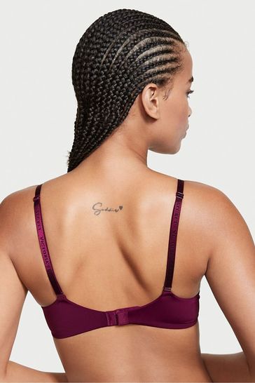 Buy Victoria's Secret Black Smooth Logo Strap Lightly Lined T-Shirt Bra  from the Next UK online shop