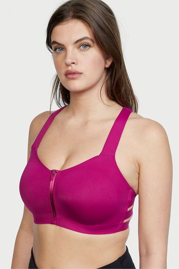 Victoria's Secret Ophelia Pink Smooth Front Fastening Wired High Impact Sports Bra