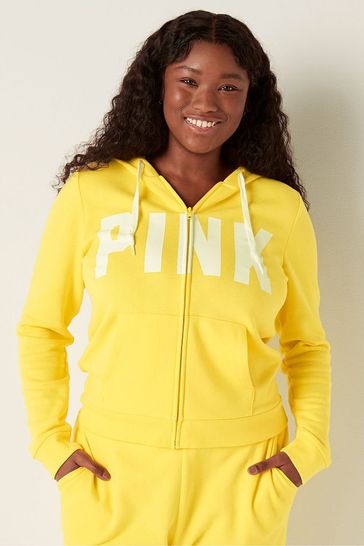 Victoria's Secret PINK Classic Logo Yellow Tracksuit Size S NWT RRP £86