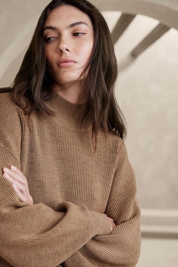 Banana republic camel sweater clearance