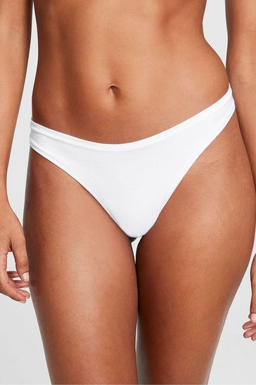 Victoria's Secret PINK Optic White Thong Knickers