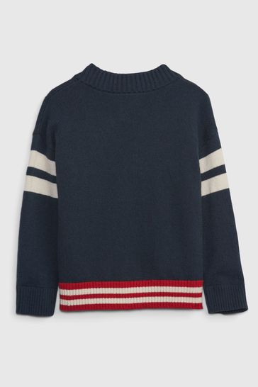 Buy Gap Disney Mickey Mouse Varsity Cardigan from the Gap online shop