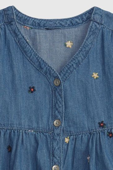 Baby gap denim sales dress