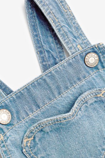 Gap Blue Bow Detail Denim Dress