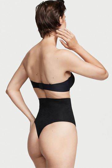 Buy Victoria's Secret Black Seamless Shapewear Thong Knickers from