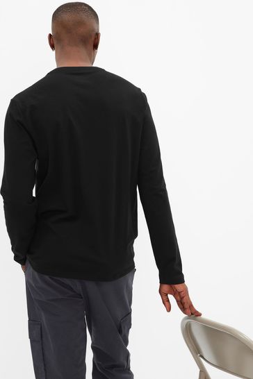 Buy Gap Everyday Soft Long Sleeve Crew Neck T-Shirt from the Gap online shop