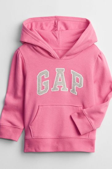 Gap Pink Logo Hoodie Baby