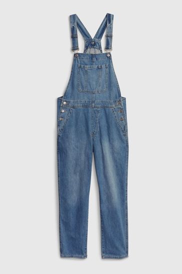 Gap Medium Blue Denim Dungarees