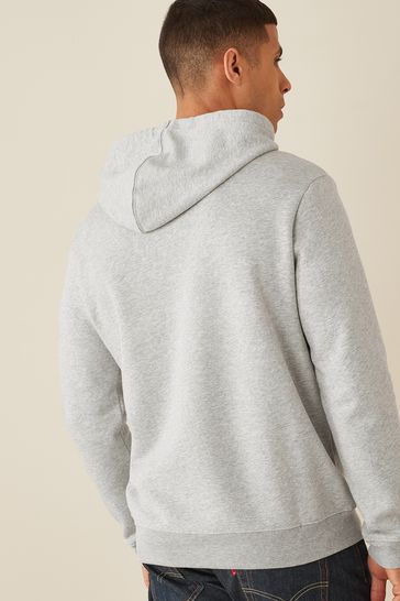 Arch logo clearance fleece hoodie