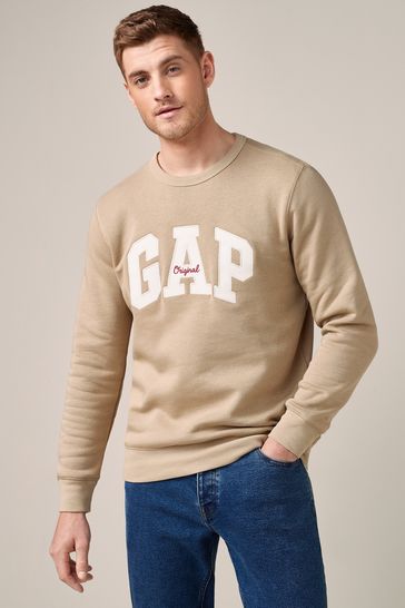 Gap logo fleece new arrivals crewneck sweatshirt