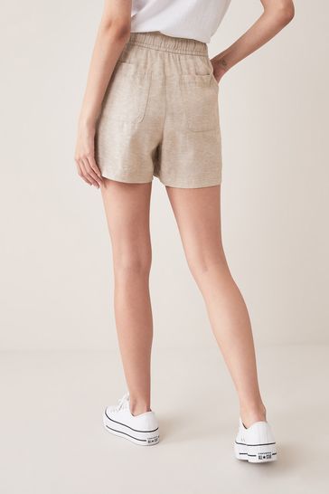 High waisted suede shorts sales