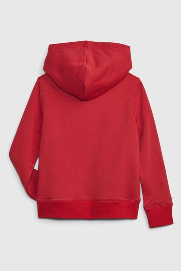 Buy Gap Logo Sherpa Zip Up Long Sleeve Hoodie 4 13yrs from the