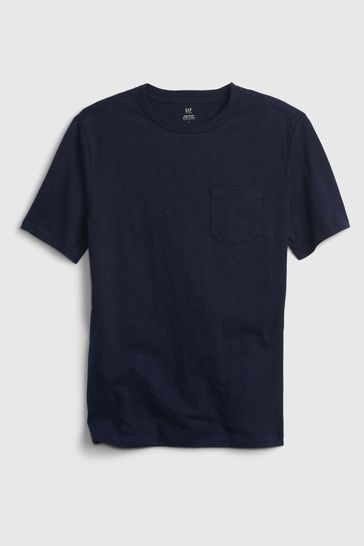 Blue Organic Cotton T-Shirt