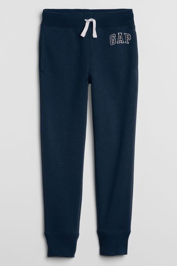 Blue Logo Pull-On Joggers