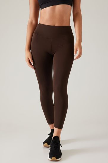 Athleta Black Elation Train 7 8 Leggings