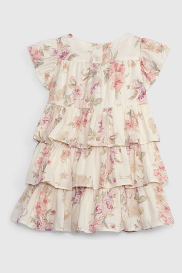 Gap Cream LoveShackFancy Toddler Tiered Floral Dress