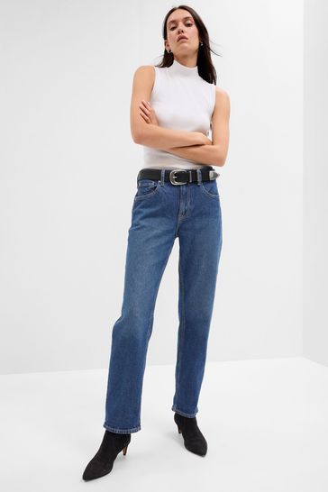 Buy Gap Mid Rise 90s Loose Jeans with Washwell from the Gap online shop